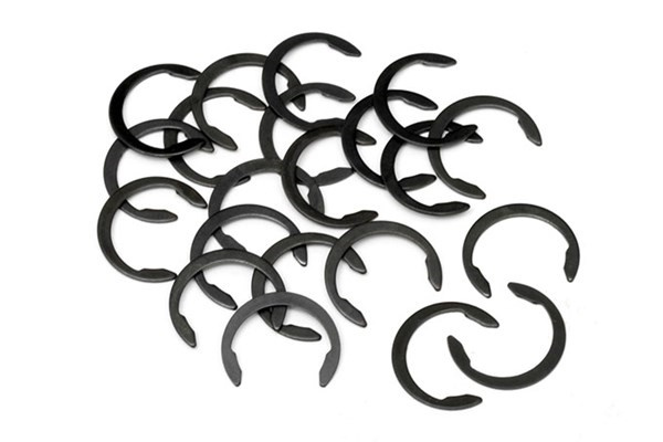 C Clip 10.5Mm (20Pcs) i gruppen LEKER, BARN OG BABY / Radiostyrt / Reservedeler & Ekstra tilbehør / HPI / Skruer/Fester / Låseringer hos TP E-commerce Nordic AB (A04377)