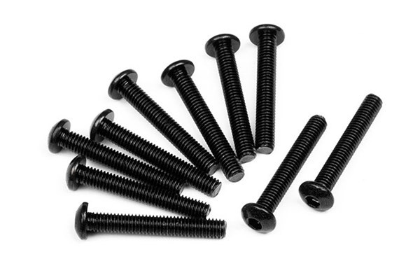 Button Head Screw M3X20Mm (10Pcs) i gruppen LEKER, BARN OG BABY / Radiostyrt / Reservedeler & Ekstra tilbehør / HPI / Skruer/Fester / Skruer hos TP E-commerce Nordic AB (A04400)