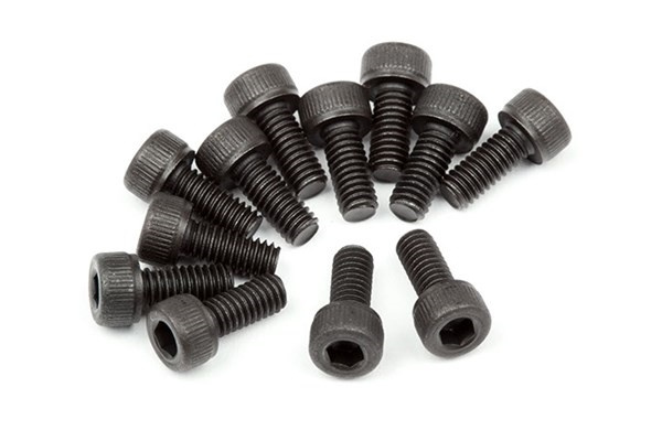 Skruer med hettehode M2 6X6Mm (12 stk.) i gruppen LEKER, BARN OG BABY / Radiostyrt / Reservedeler & Ekstra tilbehør / HPI / Skruer/Fester / Skruer hos TP E-commerce Nordic AB (A04406)