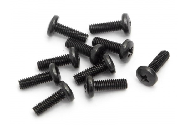 Binderhodeskrue M2.6X8Mm (10 stk.) i gruppen LEKER, BARN OG BABY / Radiostyrt / Reservedeler & Ekstra tilbehør / HPI / Skruer/Fester / Skruer hos TP E-commerce Nordic AB (A04410)