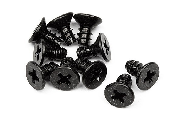 Tp.flat hodeskrue M2.6X5Mm (10 stk.) i gruppen LEKER, BARN OG BABY / Radiostyrt / Reservedeler & Ekstra tilbehør / HPI / Skruer/Fester / Skruer hos TP E-commerce Nordic AB (A04415)