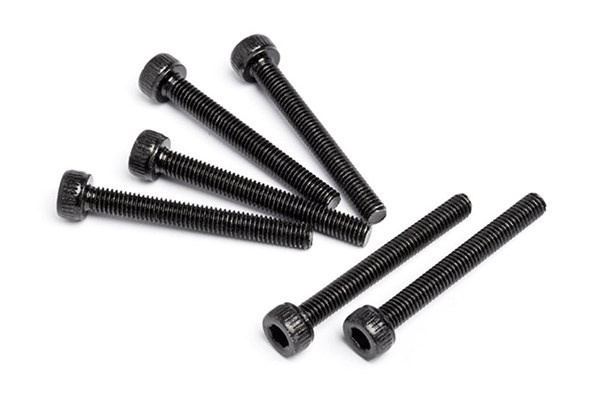 Skruer med hettehode M3 X 25Mm (6 stk.) i gruppen LEKER, BARN OG BABY / Radiostyrt / Reservedeler & Ekstra tilbehør / HPI / Skruer/Fester / Skruer hos TP E-commerce Nordic AB (A04434)