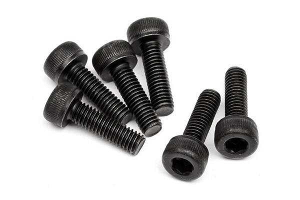 Skruer med hettehode M3 X 10Mm (6 stk.) i gruppen LEKER, BARN OG BABY / Radiostyrt / Reservedeler & Ekstra tilbehør / HPI / Skruer/Fester / Skruer hos TP E-commerce Nordic AB (A04437)