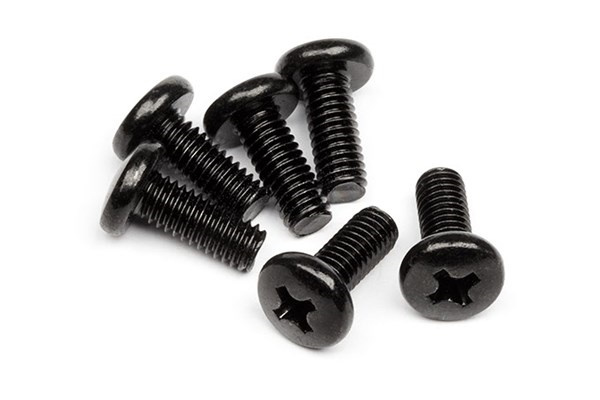 Binderhodeskrue M4X10Mm (6 stk.) i gruppen LEKER, BARN OG BABY / Radiostyrt / Reservedeler & Ekstra tilbehør / HPI / Skruer/Fester / Skruer hos TP E-commerce Nordic AB (A04469)