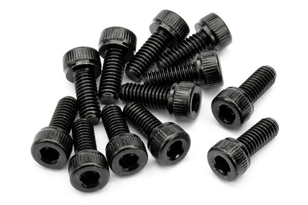 Skruer med hettehode M4X10Mm (12 stk.) i gruppen LEKER, BARN OG BABY / Radiostyrt / Reservedeler & Ekstra tilbehør / HPI / Skruer/Fester / Skruer hos TP E-commerce Nordic AB (A04517)