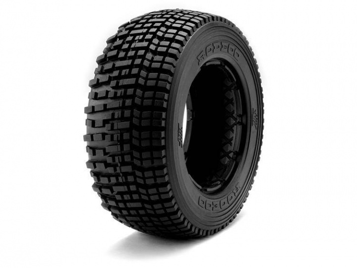 Rodeo Tire (White/Baja 5T/Front/2pcs) i gruppen LEKER, BARN OG BABY / Radiostyrt / Reservedeler & Ekstra tilbehør / HPI / Reservedeler & Tuning / Dempere hos TP E-commerce Nordic AB (A04585)