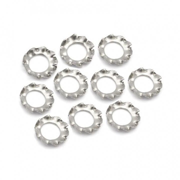 Låseskive 3x6mm (10stk) i gruppen LEKER, BARN OG BABY / Radiostyrt / Reservedeler & Ekstra tilbehør / HPI / Skruer/Fester / Skiver hos TP E-commerce Nordic AB (A04587)