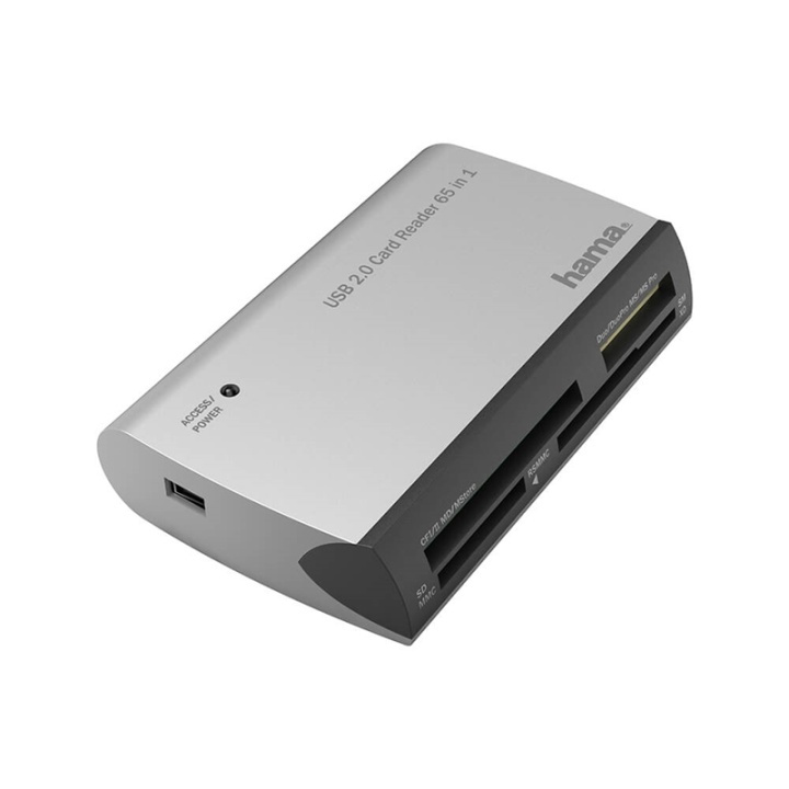 Hama Kortläsare USB-A 2.0 i gruppen Elektronikk / Lagringsmedia / Minnekortleser hos TP E-commerce Nordic AB (A04794)