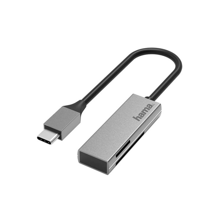 Hama Kortläsare USB-C 3.0 i gruppen Elektronikk / Lagringsmedia / Minnekortleser hos TP E-commerce Nordic AB (A04795)