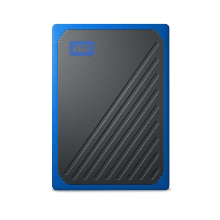 WD My Passport GO SSD 500GB Svart/Blå i gruppen Datautstyr / PC-Komponenter / Harddisker / SSD hos TP E-commerce Nordic AB (A05008)