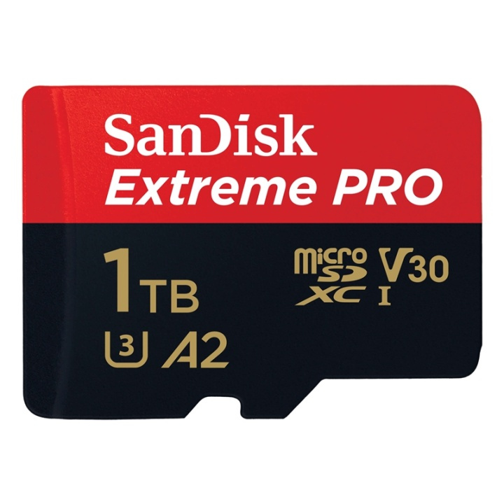 SANDISK MicroSDXC Extreme Pro 1TB 170MB/s A2 C10 V30 U4 i gruppen Elektronikk / Lagringsmedia / Minnekort / MicroSD/HC/XC hos TP E-commerce Nordic AB (A05022)