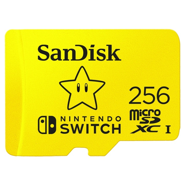 SANDISK MicroSDXC Nintendo Switch 256GB UHS-I,100/90 i gruppen Elektronikk / Lagringsmedia / Minnekort / MicroSD/HC/XC hos TP E-commerce Nordic AB (A05023)