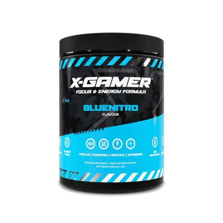 X-GAMER X-Tubz Bluenitro 60porsjoner - 600g i gruppen Datautstyr / GAMING / Energidrikke for gamere hos TP E-commerce Nordic AB (A05028)