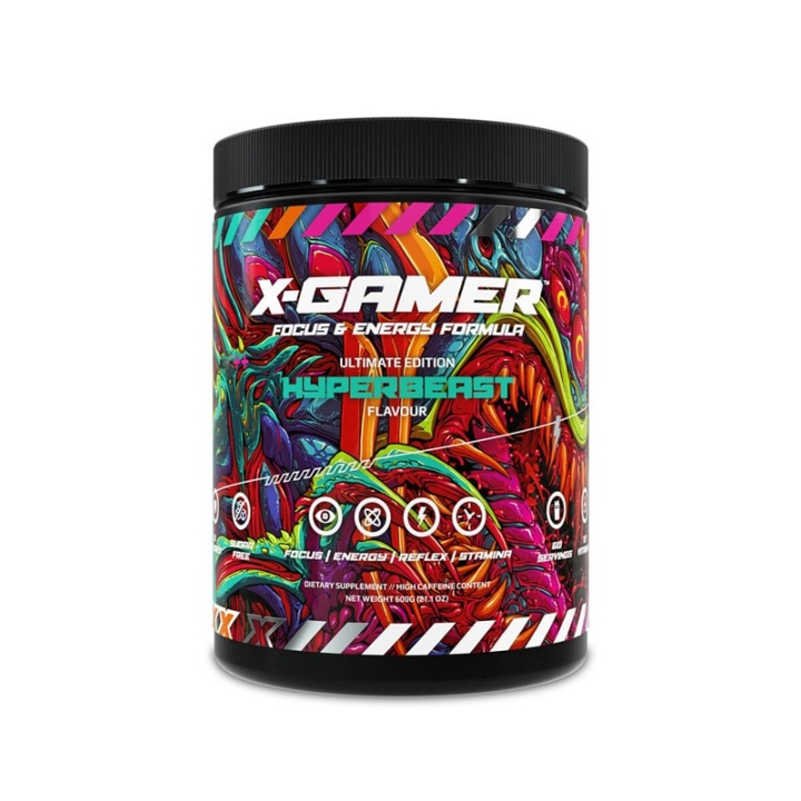 X-GAMER X-Tubz Hyperbeast 60porsjoner - 600g i gruppen Datautstyr / GAMING / Energidrikke for gamere hos TP E-commerce Nordic AB (A05030)