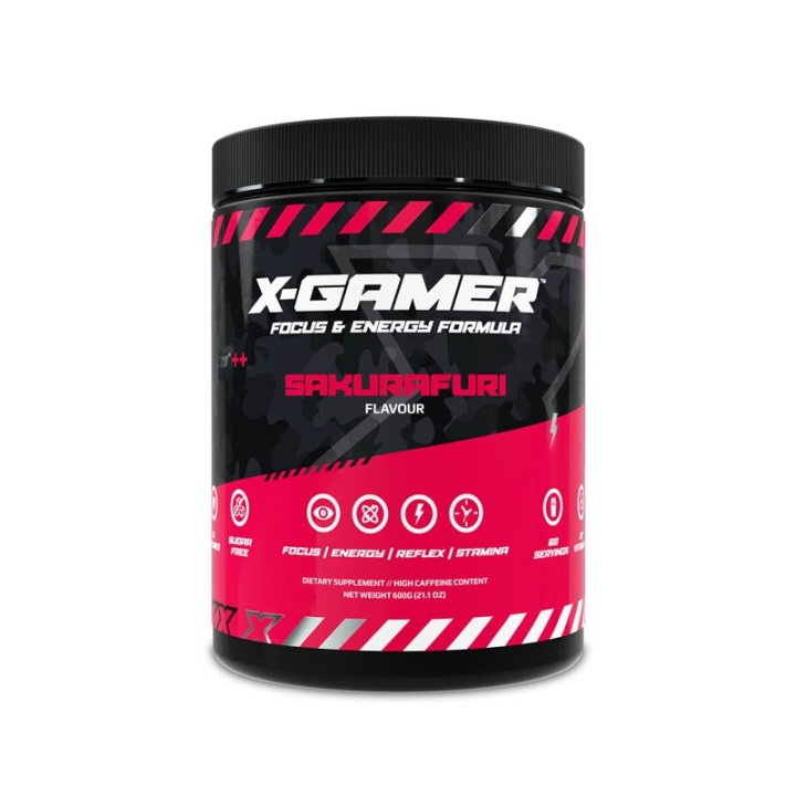 X-GAMER X-Tubz Sakurafuri 60porsjoner - 600g i gruppen Datautstyr / GAMING / Energidrikke for gamere hos TP E-commerce Nordic AB (A05034)