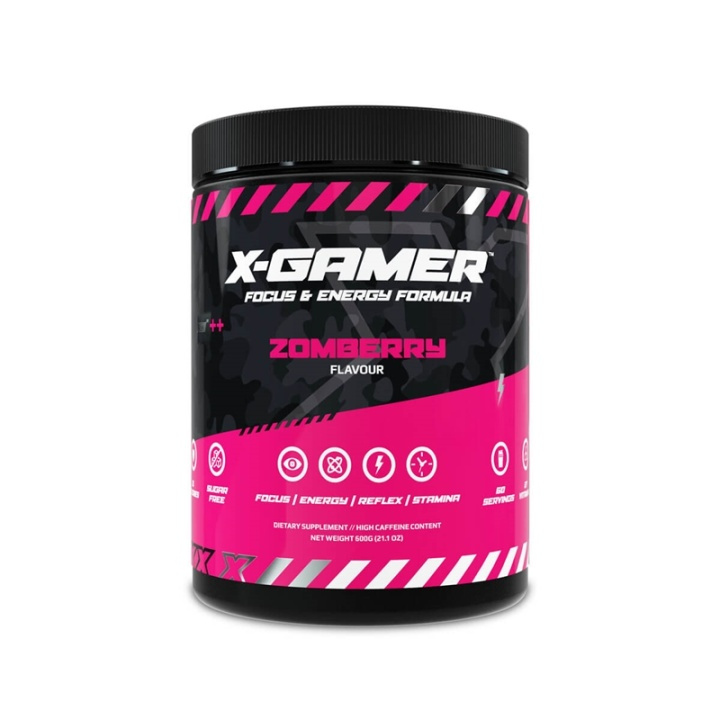 X-GAMER X-Tubz Zomberry 60porsjoner - 600g i gruppen Datautstyr / GAMING / Energidrikke for gamere hos TP E-commerce Nordic AB (A05035)