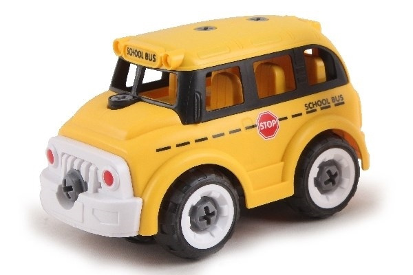 Contruck radiostyrt skolebuss med lyd (gjør det selv/bygg selv) i gruppen LEKER, BARN OG BABY / Radiostyrt / Radiostyrte biler hos TP E-commerce Nordic AB (A05054)