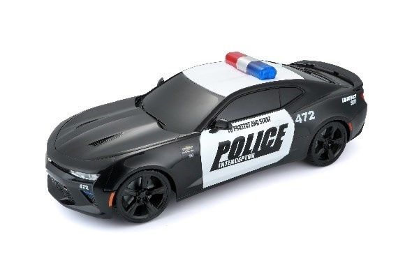 Police Car-Chevrolet Camaro R/C 1:14 27/40Mhz i gruppen LEKER, BARN OG BABY / Radiostyrt / Radiostyrte biler hos TP E-commerce Nordic AB (A05073)