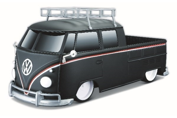 Volkswagen Pick up Type 2 1:16 27/40Mhz matt svart i gruppen LEKER, BARN OG BABY / Radiostyrt / Radiostyrte biler hos TP E-commerce Nordic AB (A05089)