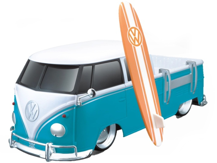 VW Pick-Up m/surfebrett R/C 1:16 27/74 MHz i gruppen LEKER, BARN OG BABY / Radiostyrt / Radiostyrte biler hos TP E-commerce Nordic AB (A05121)