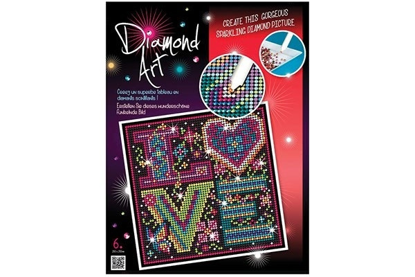 Diamond ARt 20x20cm Kjærlighet i gruppen SPORT, FRITID & HOBBY / Hobby / Male & Tegne / Diamond Painting hos TP E-commerce Nordic AB (A05145)