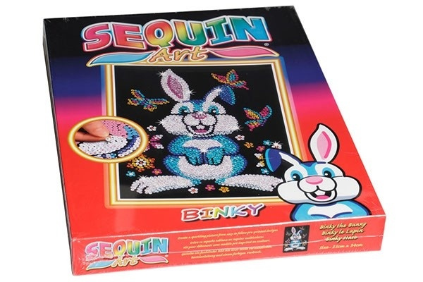 Sequin Art Kaninen Binky 25x34cm i gruppen SPORT, FRITID & HOBBY / Hobby / Male & Tegne / Diamond Painting hos TP E-commerce Nordic AB (A05153)