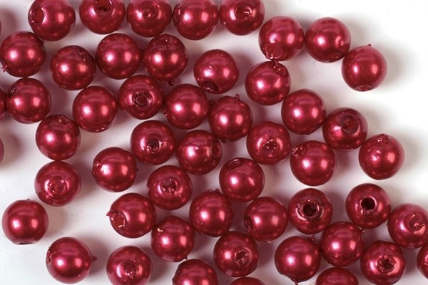 Plastperler 3 mm 500 g, rød i gruppen SPORT, FRITID & HOBBY / Hobby / Perler / Plastperler hos TP E-commerce Nordic AB (A05171)