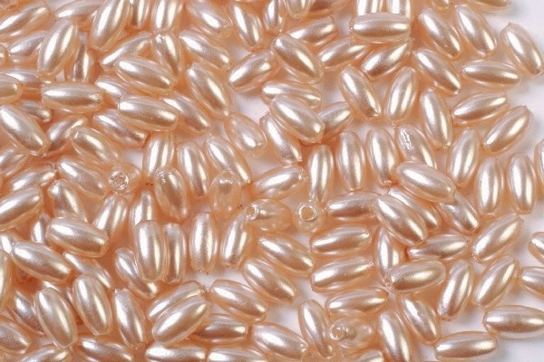 Risformede plastperler 3mm 500g, Sand i gruppen SPORT, FRITID & HOBBY / Hobby / Perler / Plastperler hos TP E-commerce Nordic AB (A05181)