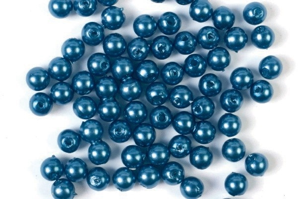 Plastpärlor 4mm 500g, Blå i gruppen SPORT, FRITID & HOBBY / Hobby / Perler / Plastperler hos TP E-commerce Nordic AB (A05190)