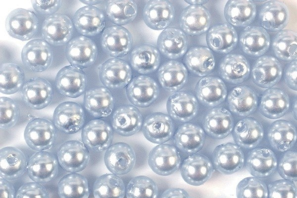 Plastperler 4 mm 500 g Lyseblå i gruppen SPORT, FRITID & HOBBY / Hobby / Perler / Plastperler hos TP E-commerce Nordic AB (A05191)