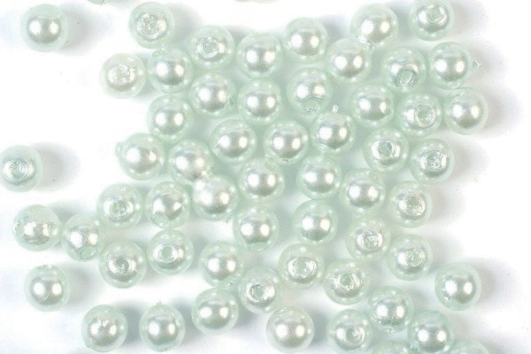 Plastperler 4 mm 500 g, Lysegrønn i gruppen SPORT, FRITID & HOBBY / Hobby / Perler / Plastperler hos TP E-commerce Nordic AB (A05193)