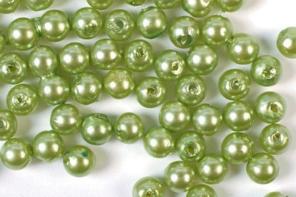 Plastperler 4 mm 500 g, Lime i gruppen SPORT, FRITID & HOBBY / Hobby / Perler / Plastperler hos TP E-commerce Nordic AB (A05194)