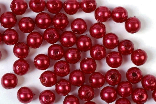 Plastperler 5 mm 500 g, rød i gruppen SPORT, FRITID & HOBBY / Hobby / Perler / Plastperler hos TP E-commerce Nordic AB (A05204)