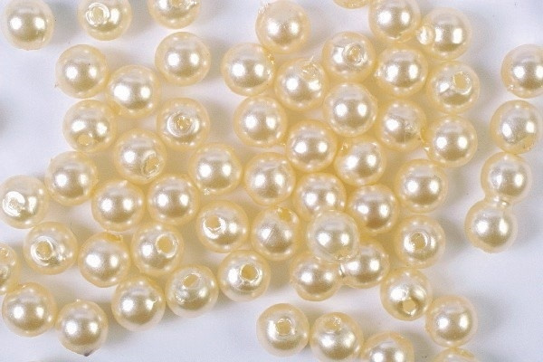 Plastperler 5 mm 500 g, gul i gruppen SPORT, FRITID & HOBBY / Hobby / Perler / Plastperler hos TP E-commerce Nordic AB (A05211)