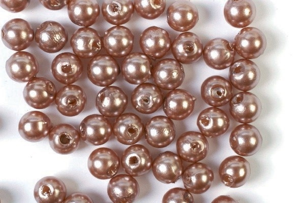 Plastperler 8 mm 500 g, brun i gruppen SPORT, FRITID & HOBBY / Hobby / Perler / Plastperler hos TP E-commerce Nordic AB (A05228)
