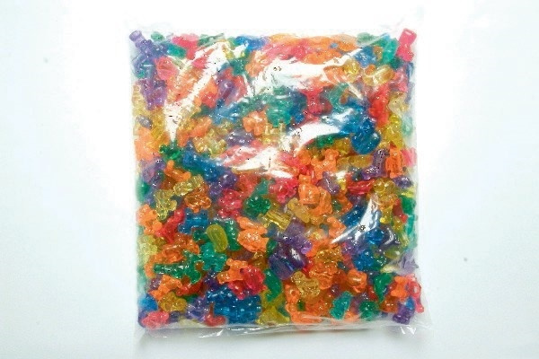Pearl`n fun Transparente plastperler, dyremiks 1000 g i gruppen SPORT, FRITID & HOBBY / Hobby / Perler / Plastperler hos TP E-commerce Nordic AB (A05242)