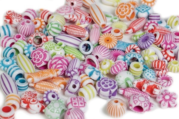 Pearl`n fun Pärlmix 500g i gruppen SPORT, FRITID & HOBBY / Hobby / Perler / Plastperler hos TP E-commerce Nordic AB (A05254)