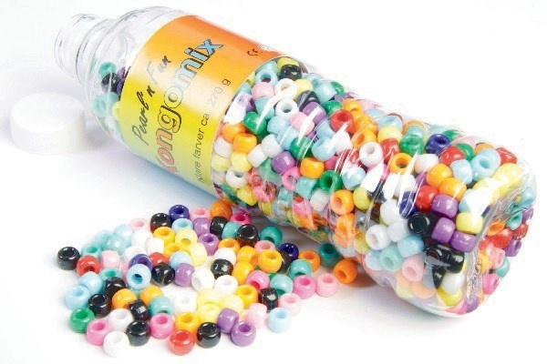 Pearl`n fun Kongomix i olika färger, 270g i gruppen SPORT, FRITID & HOBBY / Hobby / Perler / Plastperler hos TP E-commerce Nordic AB (A05258)