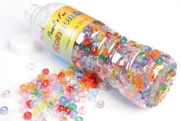 Pearl`n fun Kongomix i olika transparenta färger, 270g i gruppen SPORT, FRITID & HOBBY / Hobby / Perler / Plastperler hos TP E-commerce Nordic AB (A05259)