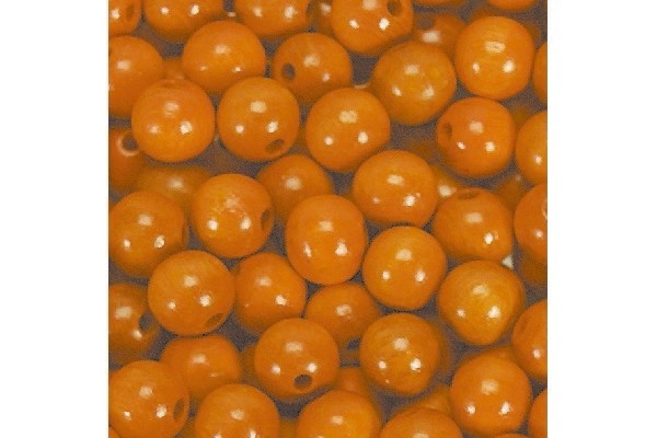 Träpärlor 5mm 1000 st, Orange i gruppen SPORT, FRITID & HOBBY / Hobby / Perler / Treperler hos TP E-commerce Nordic AB (A05263)