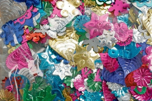 Paljettmiks stor 500 g 20-40 mm i gruppen SPORT, FRITID & HOBBY / Hobby / Perler / Paljetter hos TP E-commerce Nordic AB (A05292)