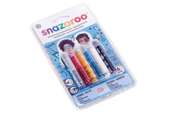 Snazaroo Ansiktfärg Adventure Stift, 6st i gruppen LEKER, BARN OG BABY / Leker / Masker og kostymer hos TP E-commerce Nordic AB (A05303)