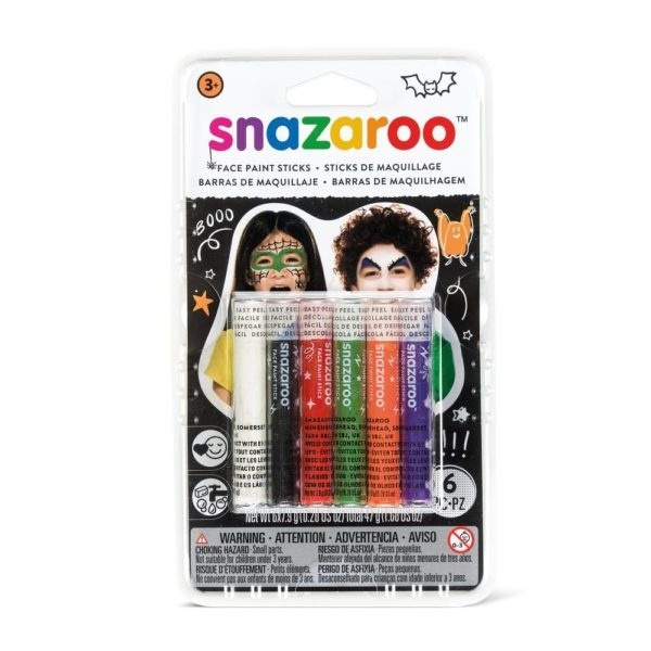 Snazaroo Ansiktsmaling 6 stk Halloween-farger i gruppen LEKER, BARN OG BABY / Leker / Masker og kostymer hos TP E-commerce Nordic AB (A05304)