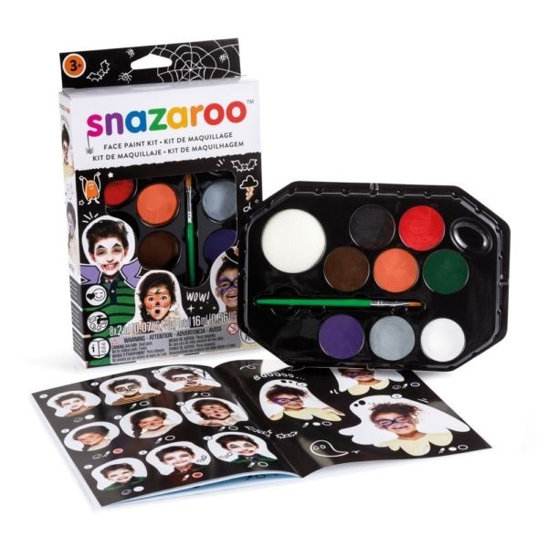 Snazaroo Halloween-sett med ansiktsmaling i gruppen LEKER, BARN OG BABY / Leker / Masker og kostymer hos TP E-commerce Nordic AB (A05306)