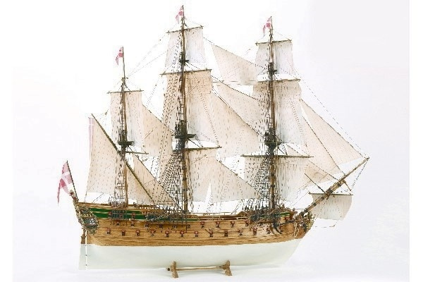 1:75 Norske Løve - Skrog av tre i gruppen SPORT, FRITID & HOBBY / Hobby / Tre modeller / Skip hos TP E-commerce Nordic AB (A05400)