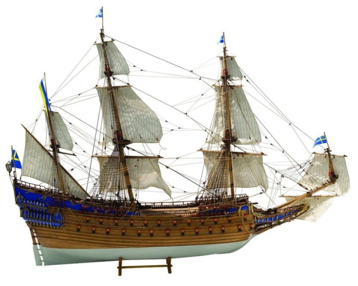 1:75 WASA - Skrog av tre i gruppen SPORT, FRITID & HOBBY / Hobby / Tre modeller / Skip hos TP E-commerce Nordic AB (A05405)