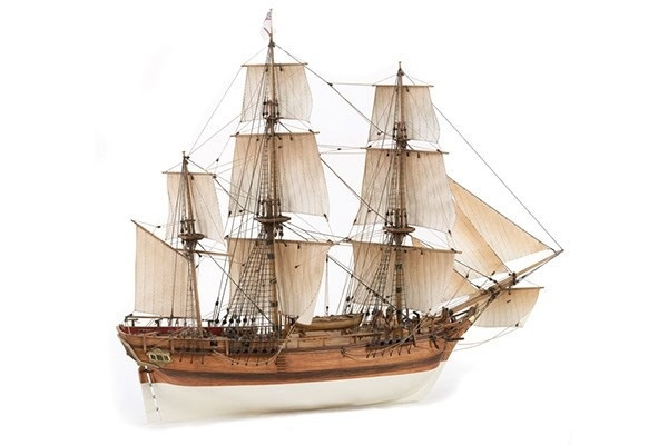 1:50 Bounty -Wooden hull i gruppen SPORT, FRITID & HOBBY / Hobby / Tre modeller / Skip hos TP E-commerce Nordic AB (A05406)