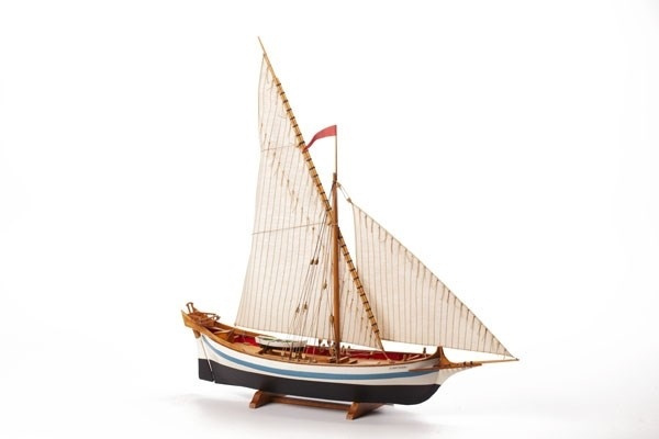 1:80 LE MARTEGAOU - Skrog i tre i gruppen SPORT, FRITID & HOBBY / Hobby / Tre modeller / Skip hos TP E-commerce Nordic AB (A05438)