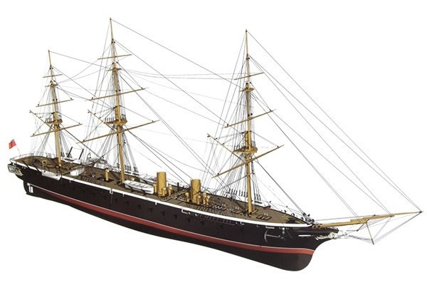 1:100 HMS Warrior - Skrog i tre i gruppen SPORT, FRITID & HOBBY / Hobby / Tre modeller / Skip hos TP E-commerce Nordic AB (A05449)