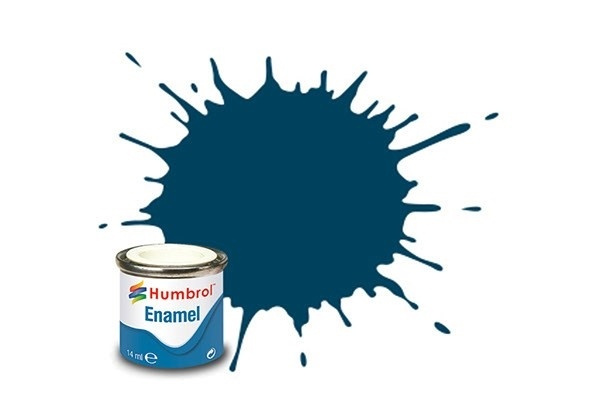 Maling emalje matt 14 ml oxfordblå i gruppen SPORT, FRITID & HOBBY / Hobby / Hobbyfarger / Humbrol / Oljebasert hos TP E-commerce Nordic AB (A05577)